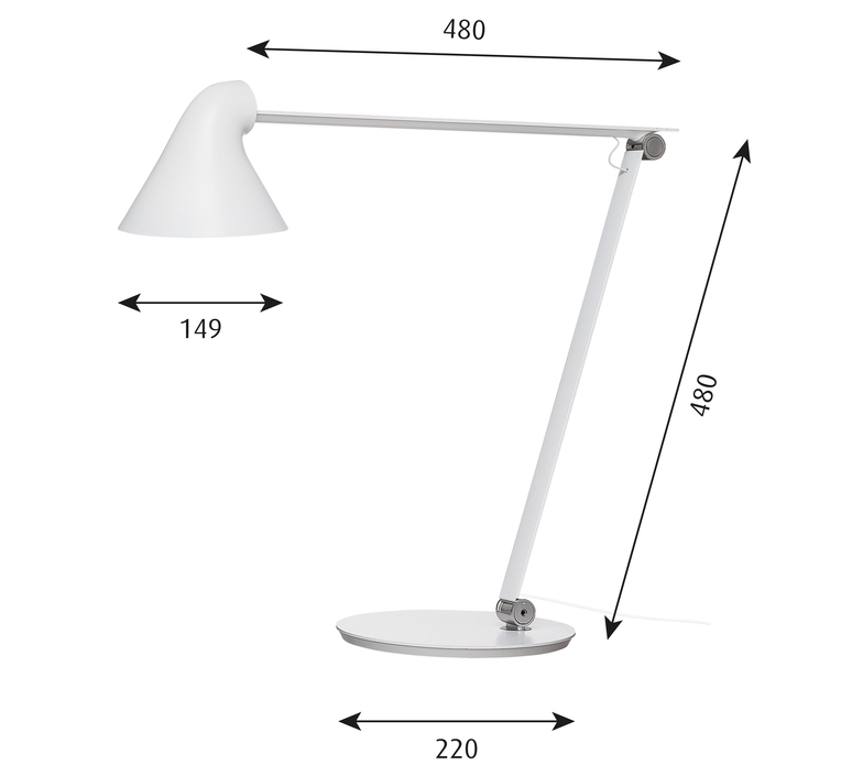 Njp studio nendo lampe a poser table lamp  louis poulsen 5744164744  design signed 49180 product