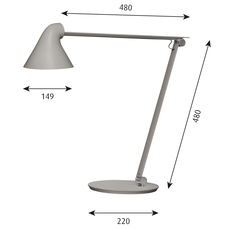 Njp studio nendo lampe a poser table lamp  louis poulsen 5744162348  design signed 49182 thumb