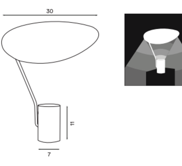 Ombre antoine rouzeau lampe a poser table lamp  nothern lighting 131  design signed nedgis 63381 product