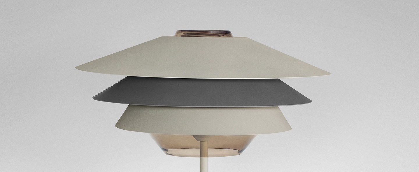 banner-image Lampe a poser overlay beige gris h75cm b lux normal
