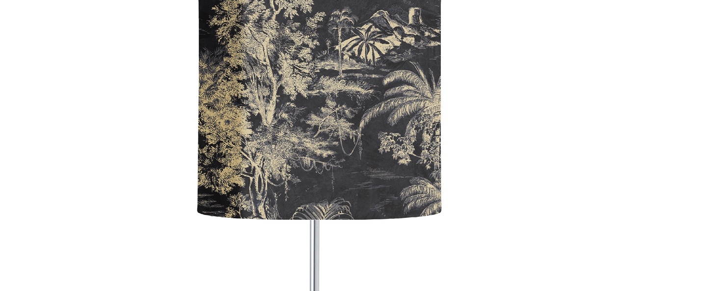 Lampe a poser palms gris o35cm h82cm ebb flow normal