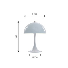 Panthella mini verner panton lampe a poser table lamp  louis poulsen 5744612649  design signed nedgis 167957 thumb