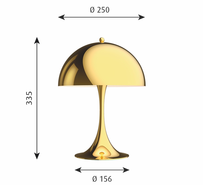 Panthella mini verner panton lampe a poser table lamp  louis poulsen 5744167110  design signed nedgis 106301 product