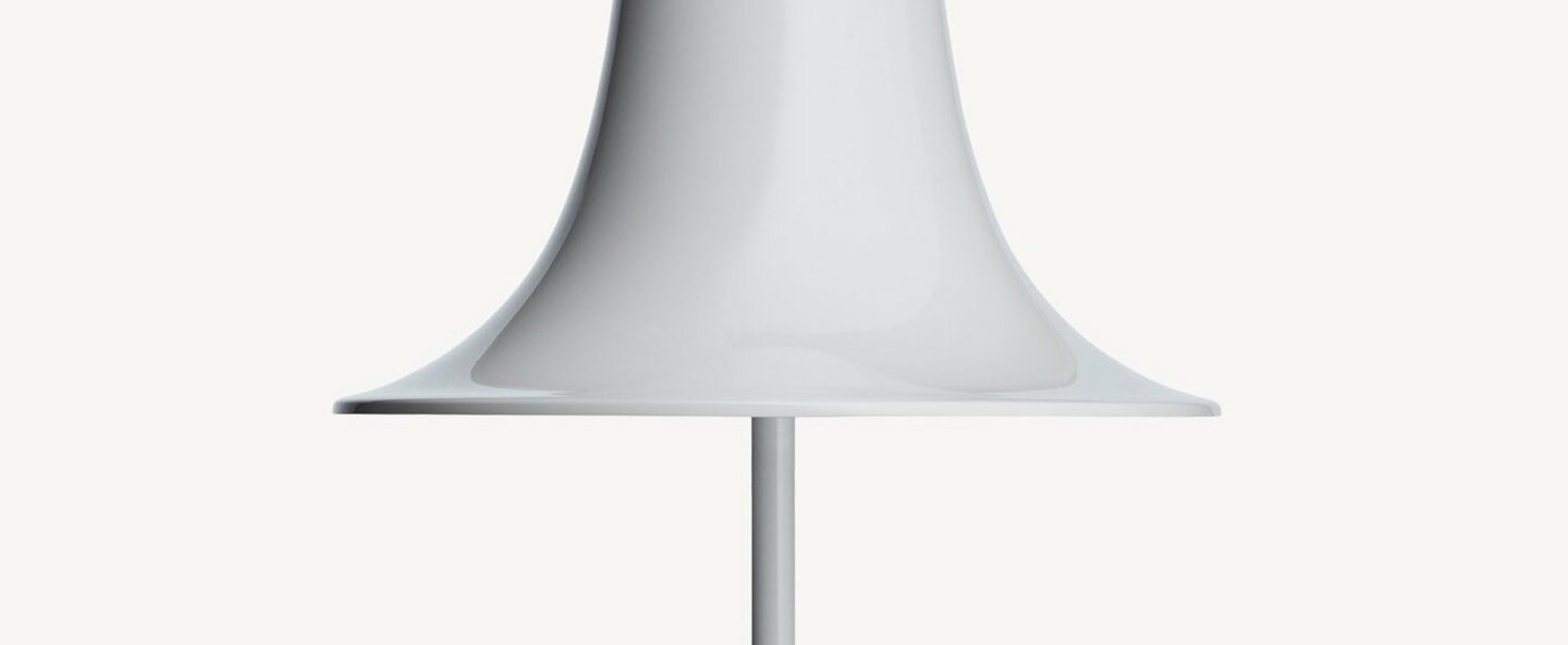 Lampe a poser pantop 23 gris menthe o23cm h38cm verpan normal