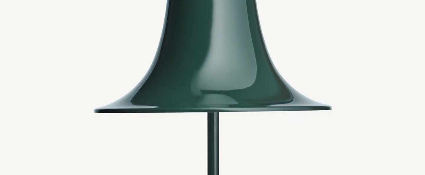 Lampe a poser pantop 23 vert o23cm h38cm verpan normal