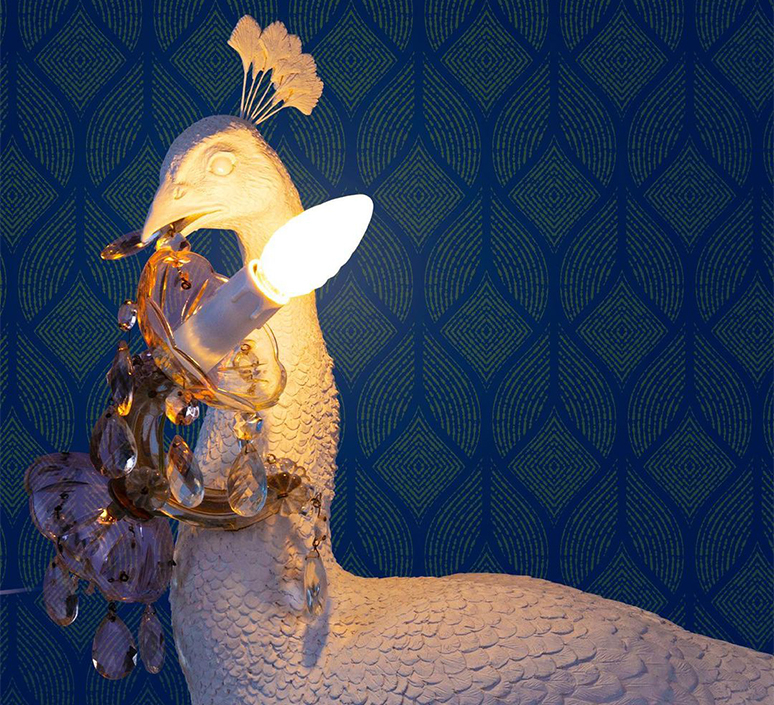 Peacock marcantonio raimondi malerba lampe a poser table lamp  seletti 14672  design signed nedgis 133228 product