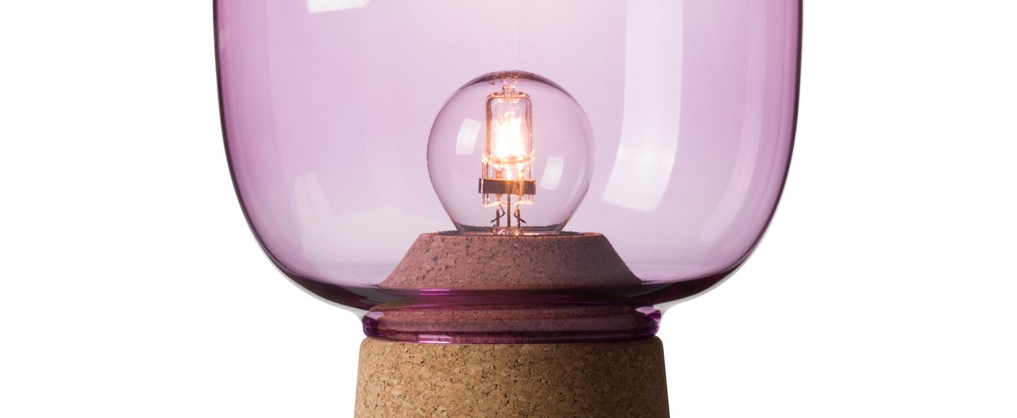banner-image Lampe a poser picia violet o16cm h21cm zanolla normal