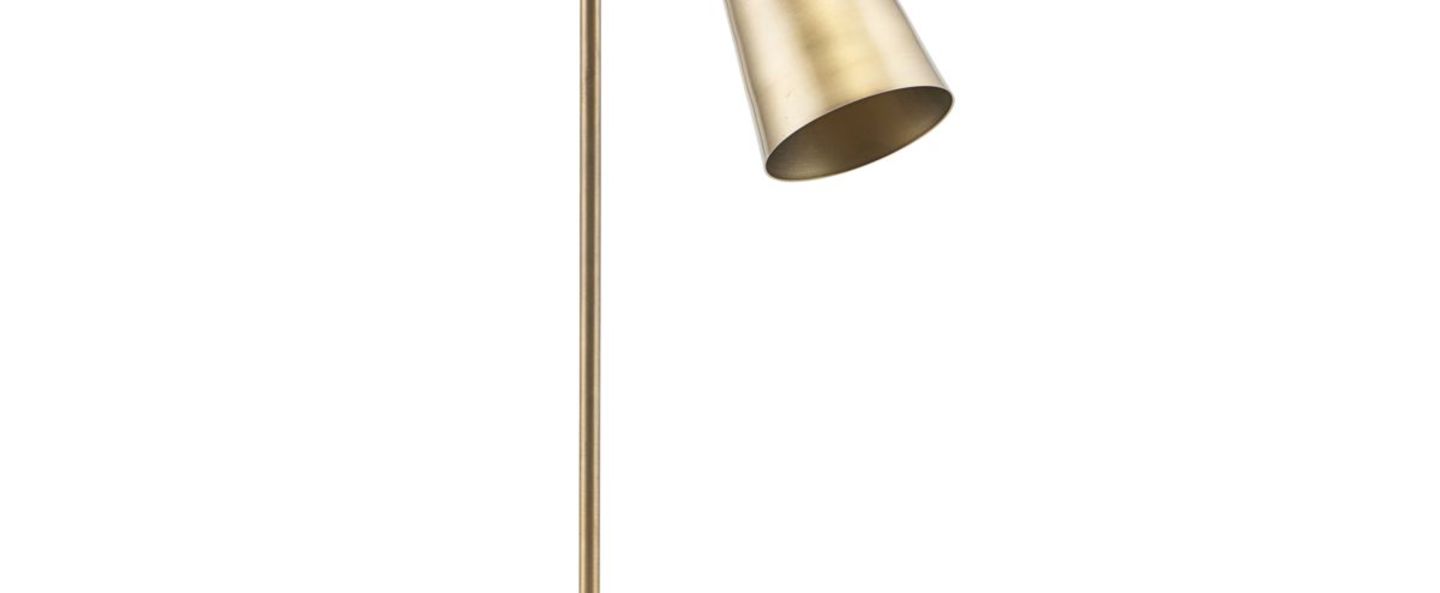 Lampe a poser precise laiton l21cm h52cm house doctor normal