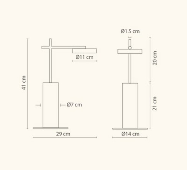 Rafaela  lampe a poser  robin 1032  design signed nedgis 204636 product