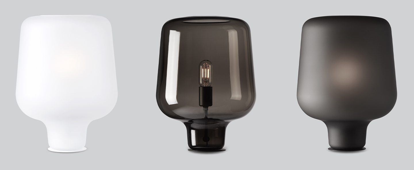 banner-image Lampe a poser say my name gris fume matt o28cm h42cm northern normal