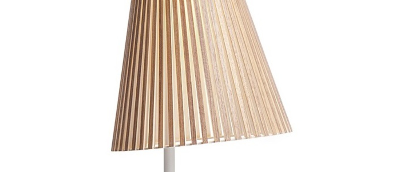 Lampe a poser secto 4220 bois marron led o25cm h75cm secto design normal