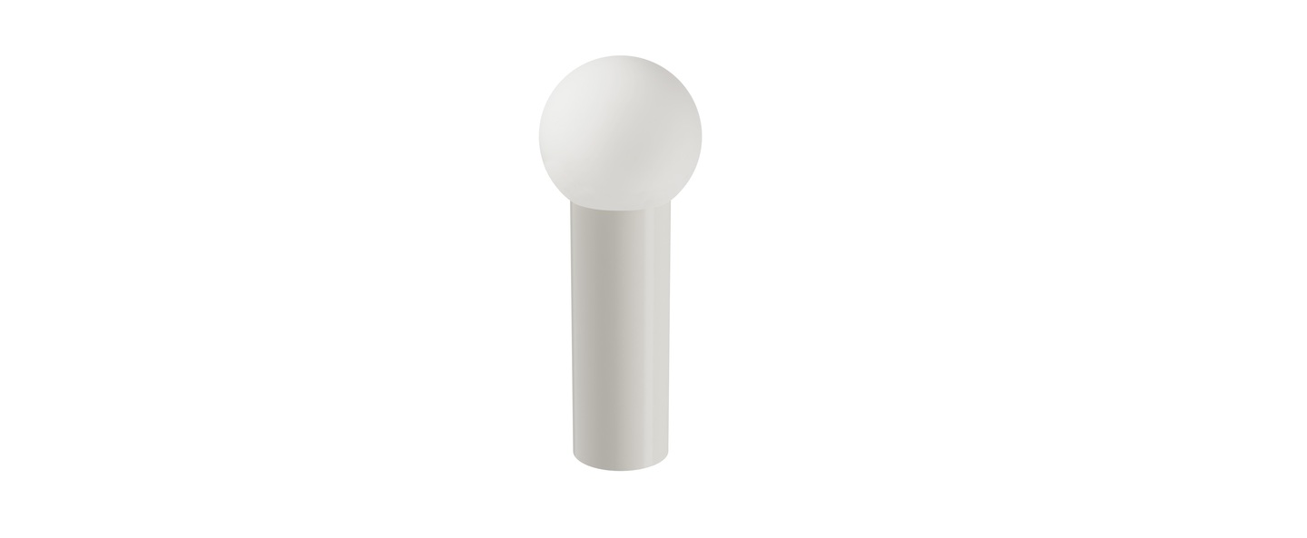 banner-image Lampe a poser soeur large ral 7044 gris soie o35cm h90cm by laurence du tilly normal