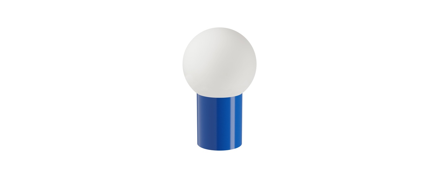 Lampe a poser soeur small ral 5002 bleu outremer o35cm h56cm laurence du tilly normal