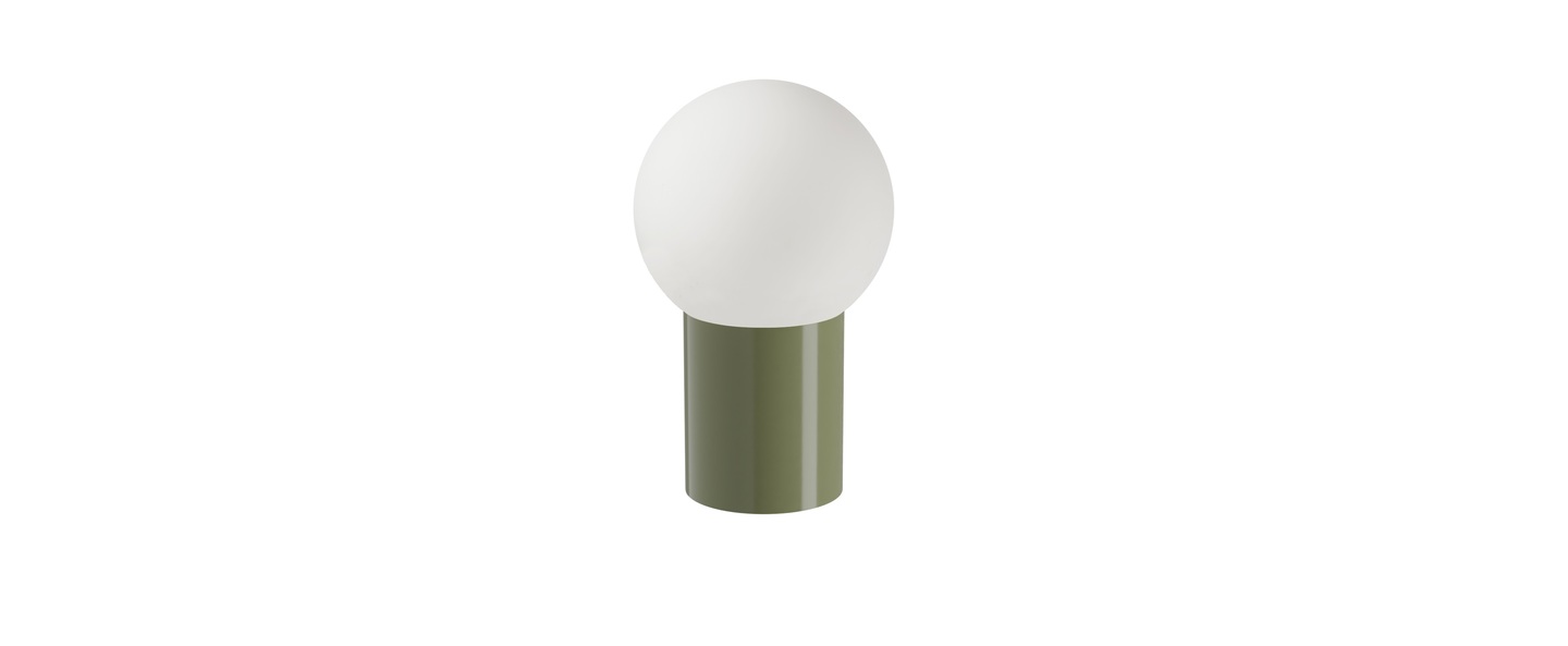 Lampe a poser soeur small ral 6003 vert olive o35cm h56cm laurence du tilly normal