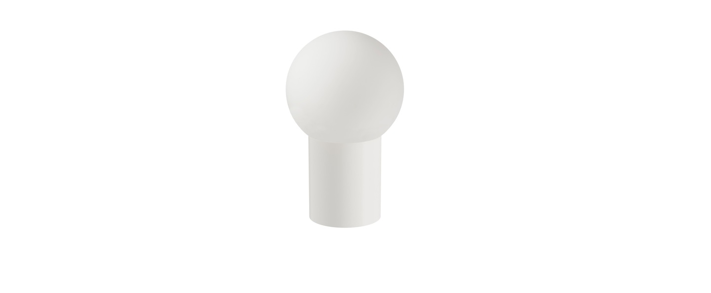 Lampe a poser soeur small ral 9010 blanc pur o35cm h56cm laurence du tilly normal