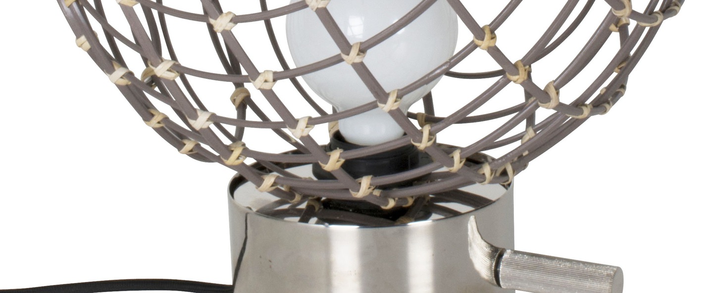 banner-image Lampe a poser sphere bambo m taupe o32cm cm forestier normal