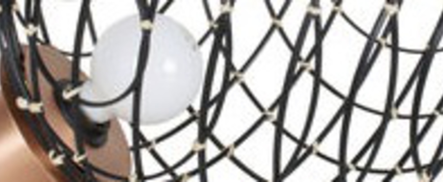 banner-image Lampe a poser sphere bamboo l noir o40cm cm forestier normal