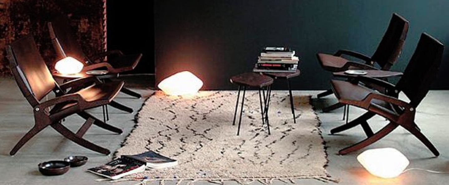 banner-image Lampe a poser stone of glass blanc opalin o45cm oluce normal