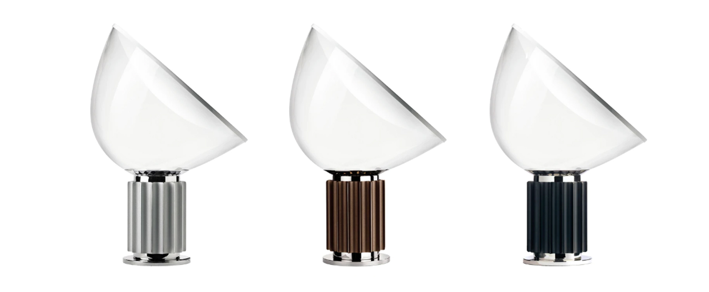 banner-image Lampe a poser taccia argent anodise led 2700k 1400lm o49 5cm h64 5cm flos normal