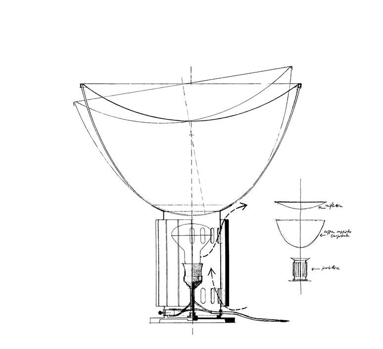 Taccia pmma achille castiglioni lampe a poser table lamp  flos f6607030  design signed nedgis 126726 product