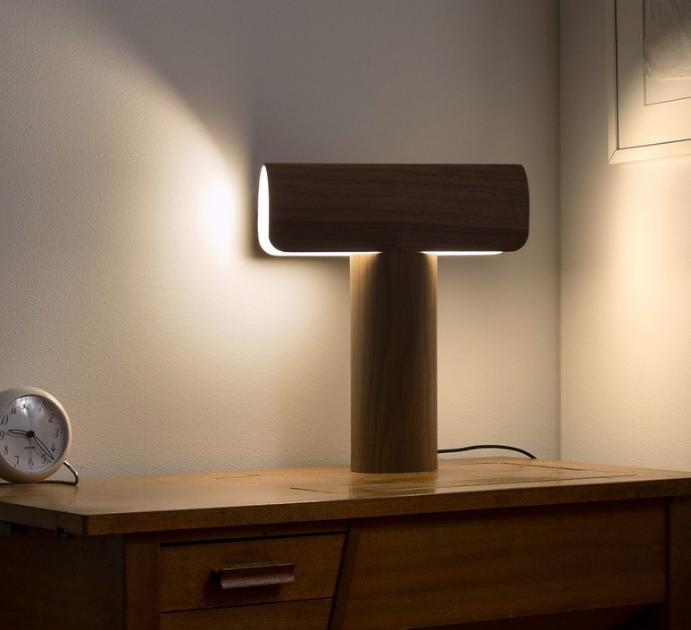 Lampe 8021BoisMarronLedL33cmH38cm PoserTeelo À Design Secto hQtdCBxsr
