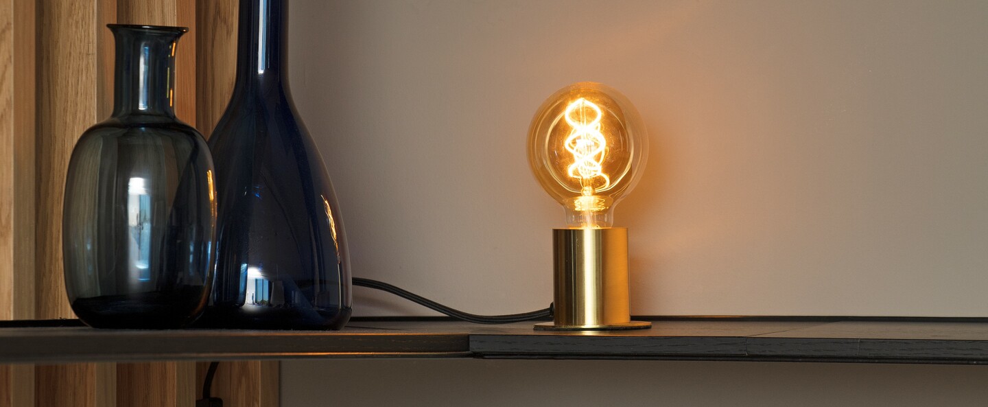 banner-image Lampe a poser ten or satine h9cm o6cm faro normal