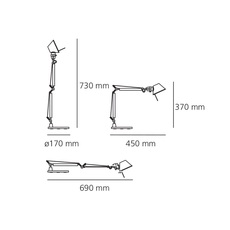 Tolomeo micro table michele de lucchi lampe a poser table lamp  artemide 0011820a  design signed nedgis 104457 thumb