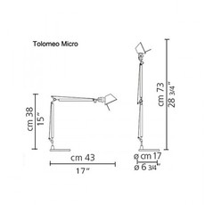 Tolomeo tavolo micro michele de lucchi lampe a poser table lamp  artemide 0011860a  design signed 46528 thumb