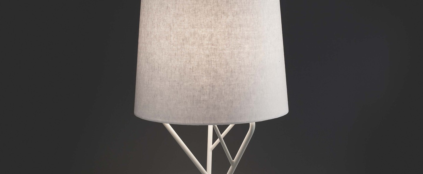 banner-image Lampe a poser tree blanc led h51 5cm o23cm faro normal