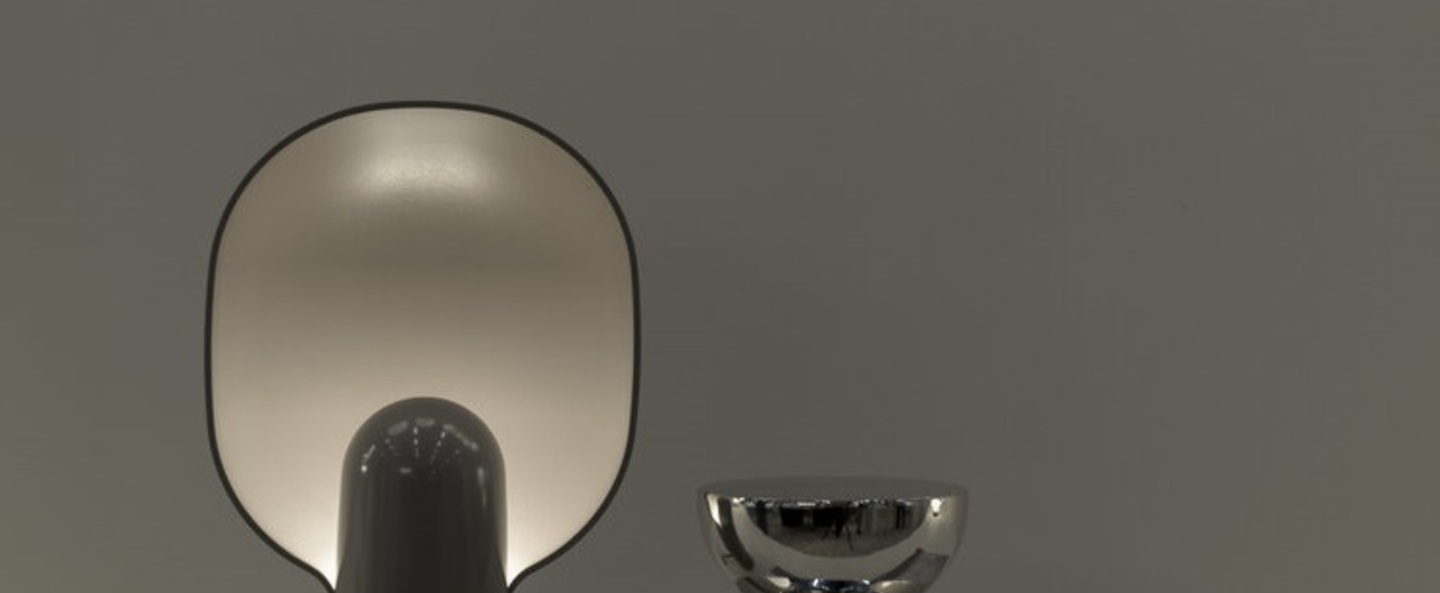banner-image Lampe a poser ware gris brun l20cm h34cm new works normal