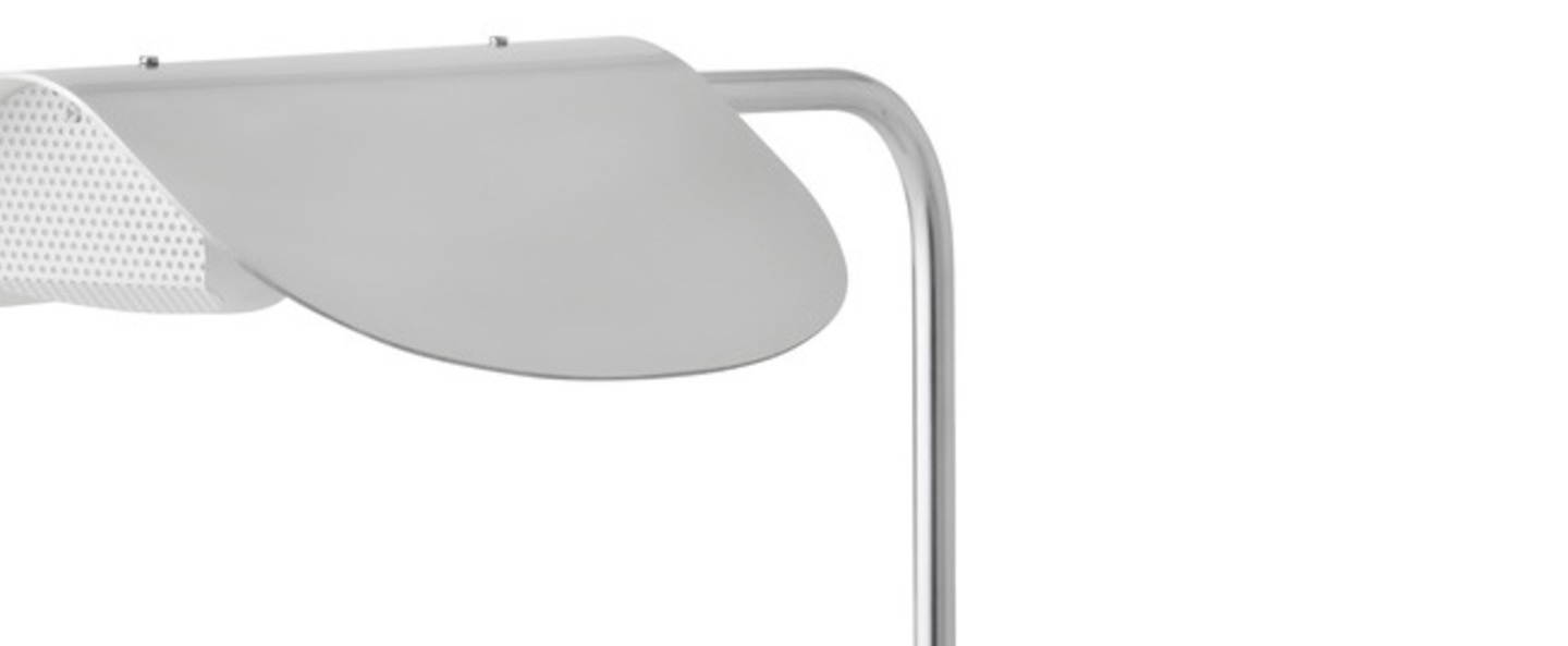 Lampe a poser wing aluminium o27cm h46cm menu normal