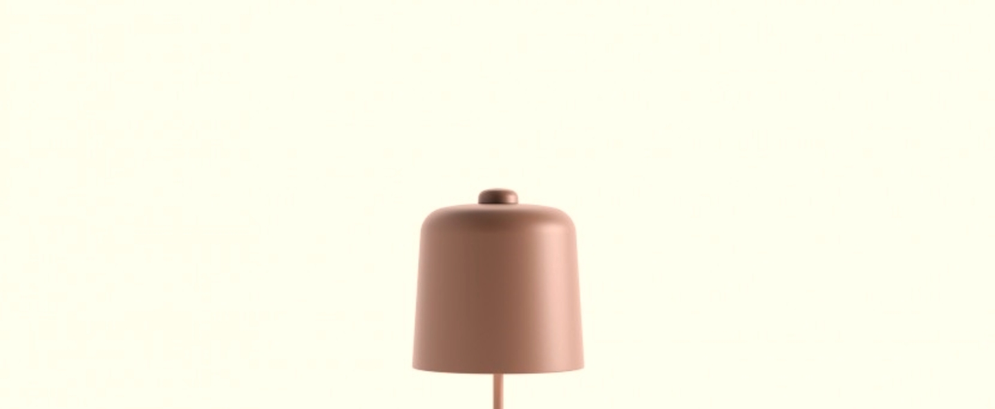 banner-image Lampe a poser zile rouge brique o20cm h42cm luceplan normal