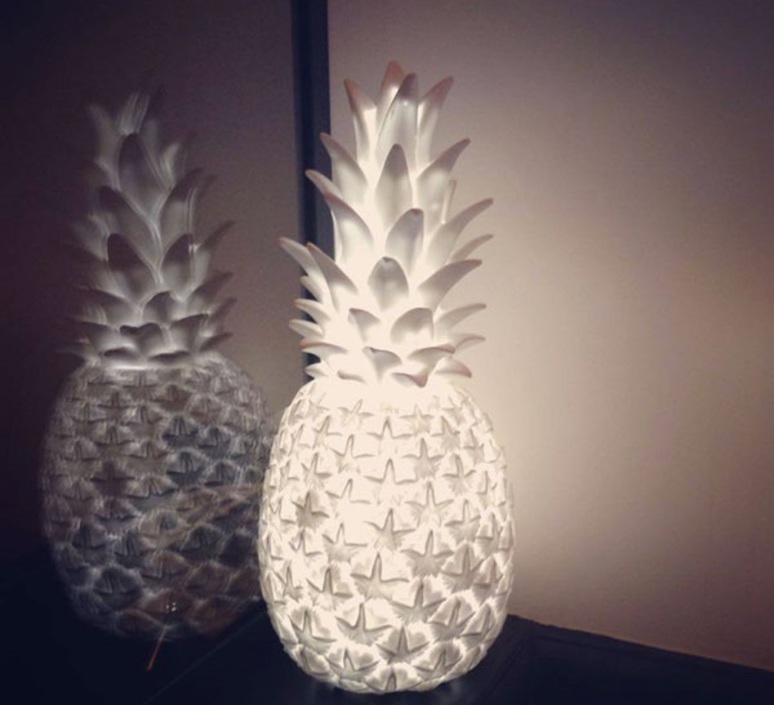 Ananas pina colada eva newton goodnight light pina colada blanc luminaire lighting design signed 21583 product