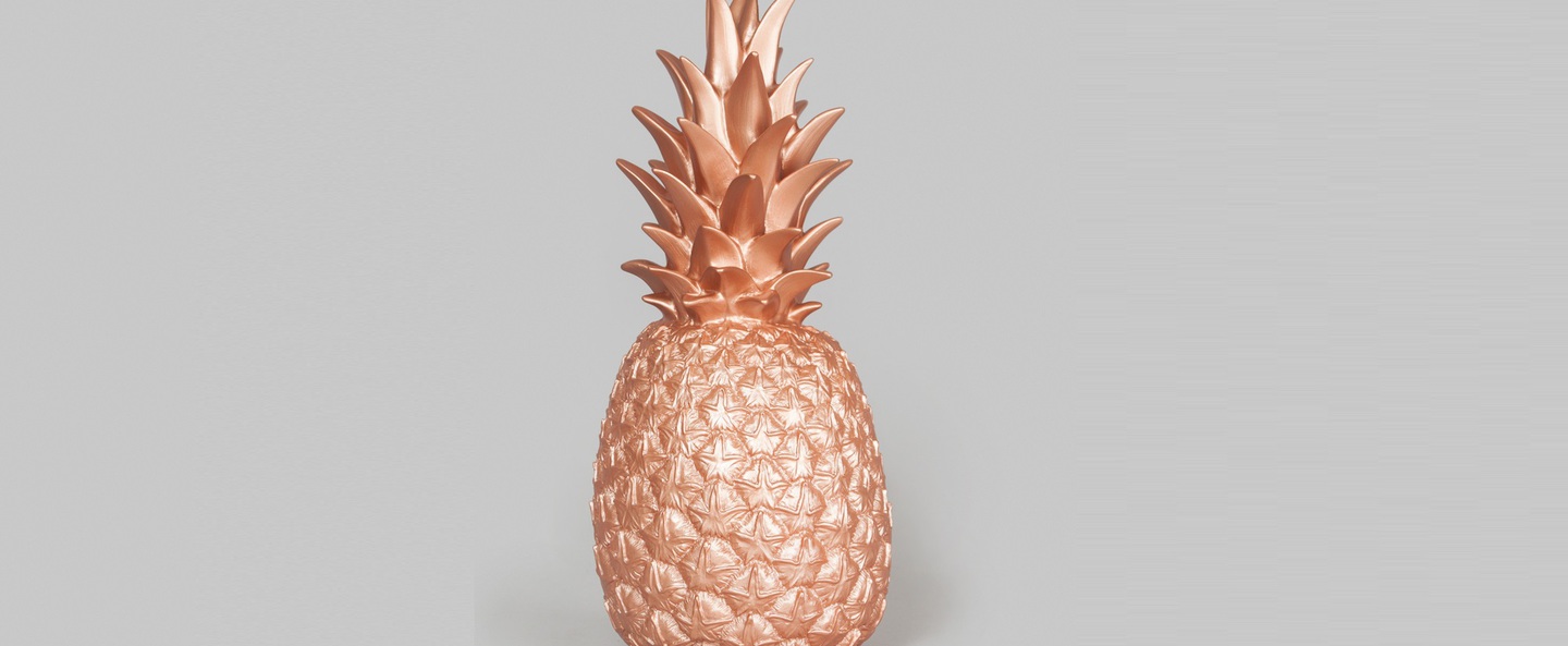 Lampe ananas pina colada bronze h32cm goodnight light normal