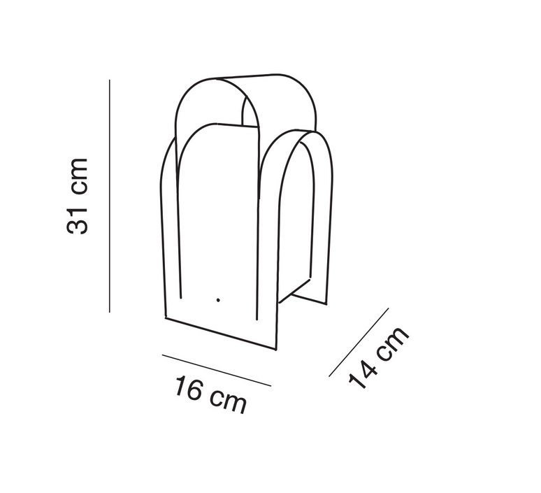 Fold out chargeur et cable usb inclus  lampe baladeuse  alma light 2140 018 9995 010  design signed nedgis 202508 product