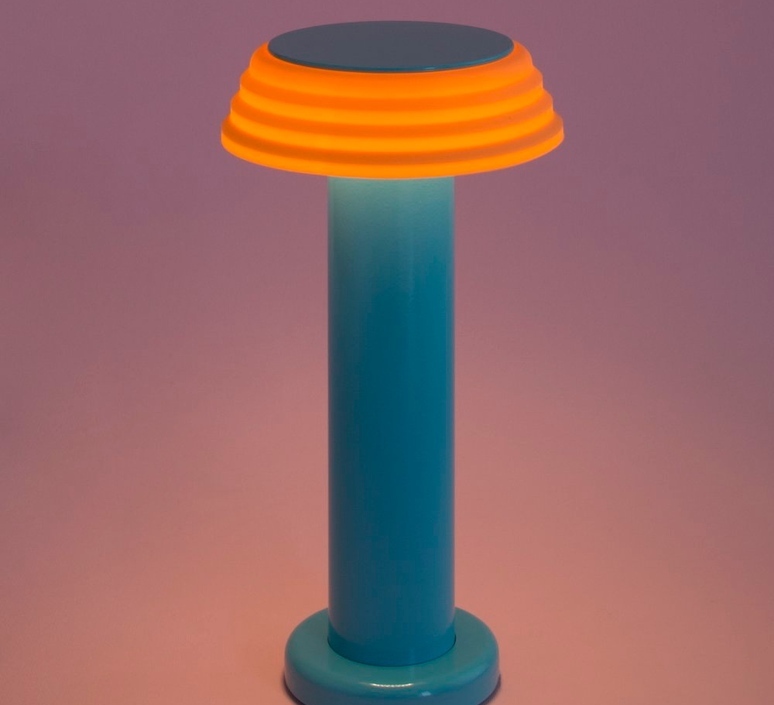 Pl1 blue georges sowden baladeuse portable lamp  sowden pl1 03  design signed nedgis 203217 product