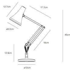 90 mini mini sir kenneth grange lampe de bureau desk lamp  anglepoise 32833  design signed nedgis 78001 thumb