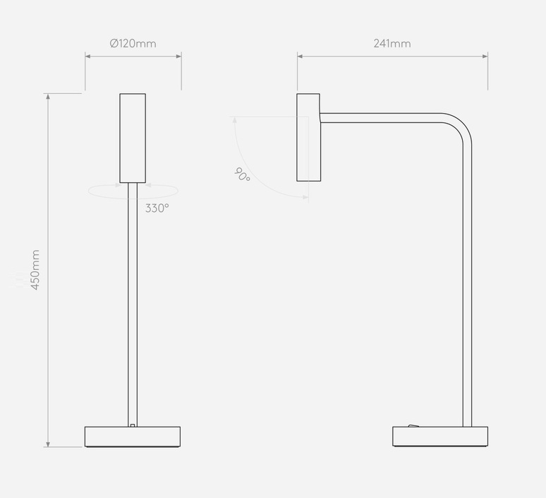 Enna desk led studio astro lampe de bureau desk lamp  astro 1058006  design signed nedgis 162190 product