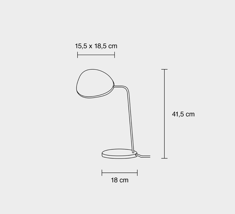 Leaf broberg ridderstrale lampe de bureau desk lamp  muuto 20342  design signed 31505 product