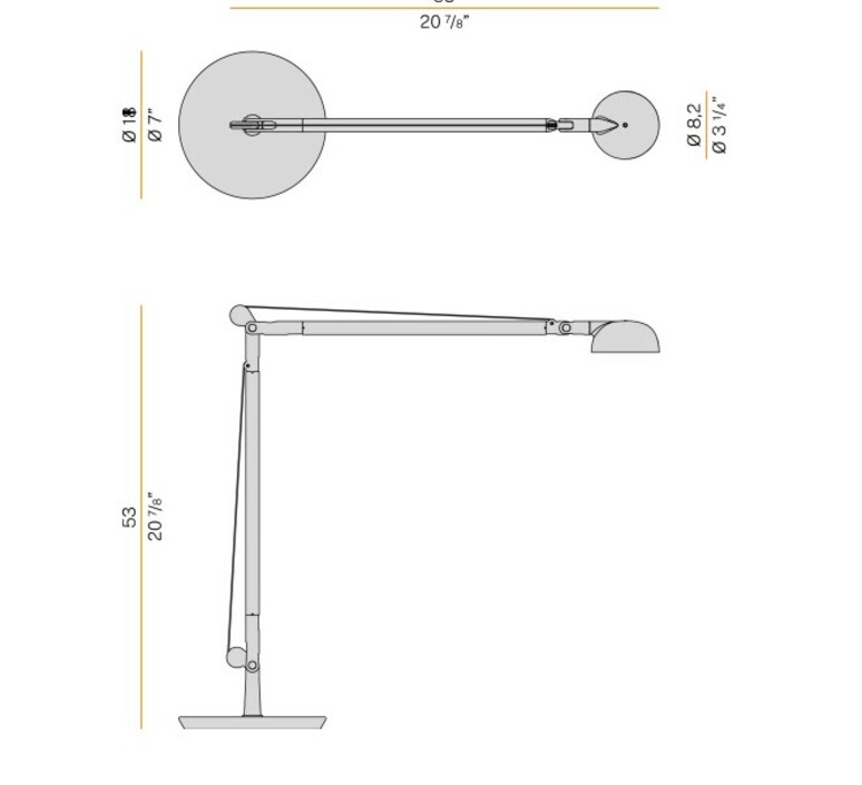 Opuntia quel designer favaretto partners lampe de bureau  panzeri c06801 000 9121  design signed nedgis 198036 product