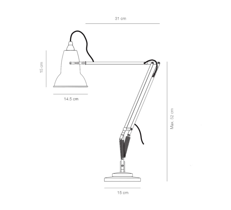 Original 1227 george carwardine anglepoise 30960 luminaire lighting design signed 26042 product