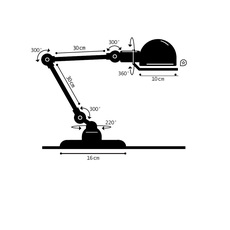 Signal 2 bras si333 quel designer jean louis domecq lampe de bureau  jielde si333bls  design signed nedgis 194417 thumb