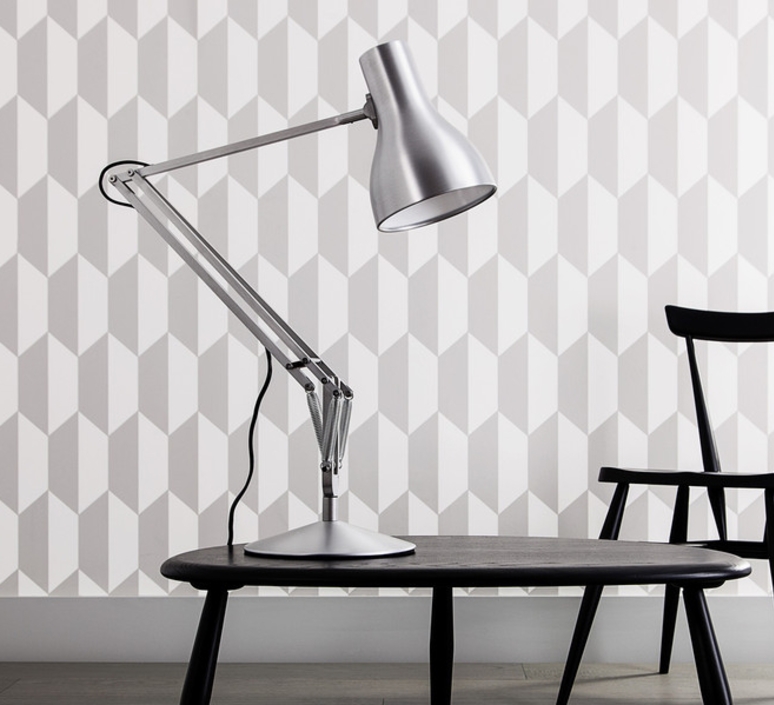 Lampe de bureau, Type 75 mini, noir mat, Ø13cm, H15cm - Anglepoise -  Luminaires Nedgis