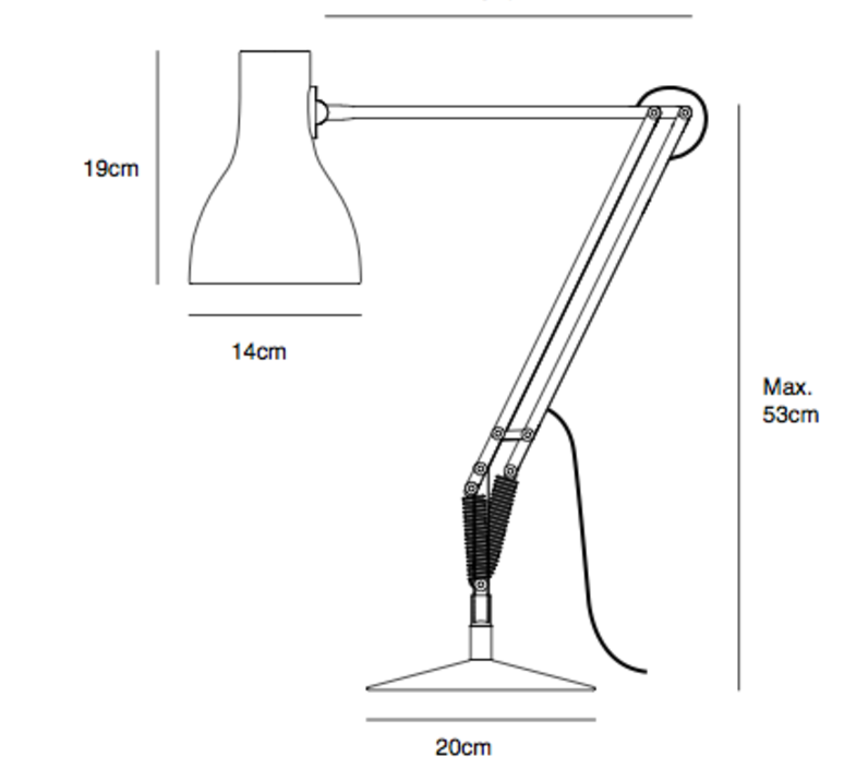 Type 75 sir kenneth grange anglepoise 30334 luminaire lighting design signed 26189 product