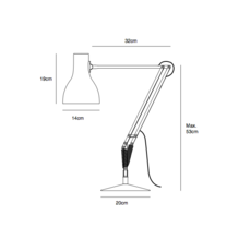 Type 75 paul smith edition one sir kenneth grange anglepoise 31378 luminaire lighting design signed 25957 thumb