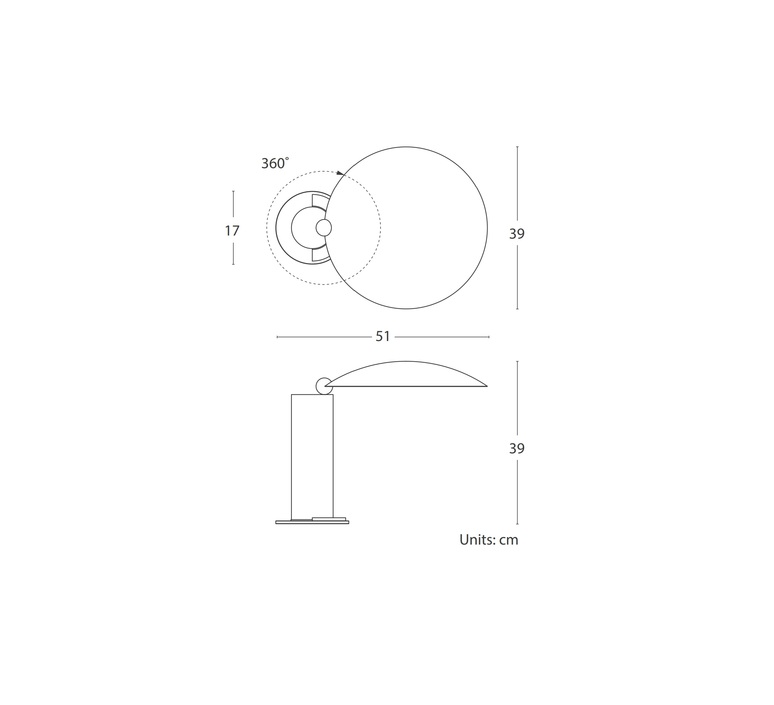 Washington edition limitee quel designer jean michel wilmotte lampe de bureau  lumen center italia washblackbrass  design signed nedgis 180398 product