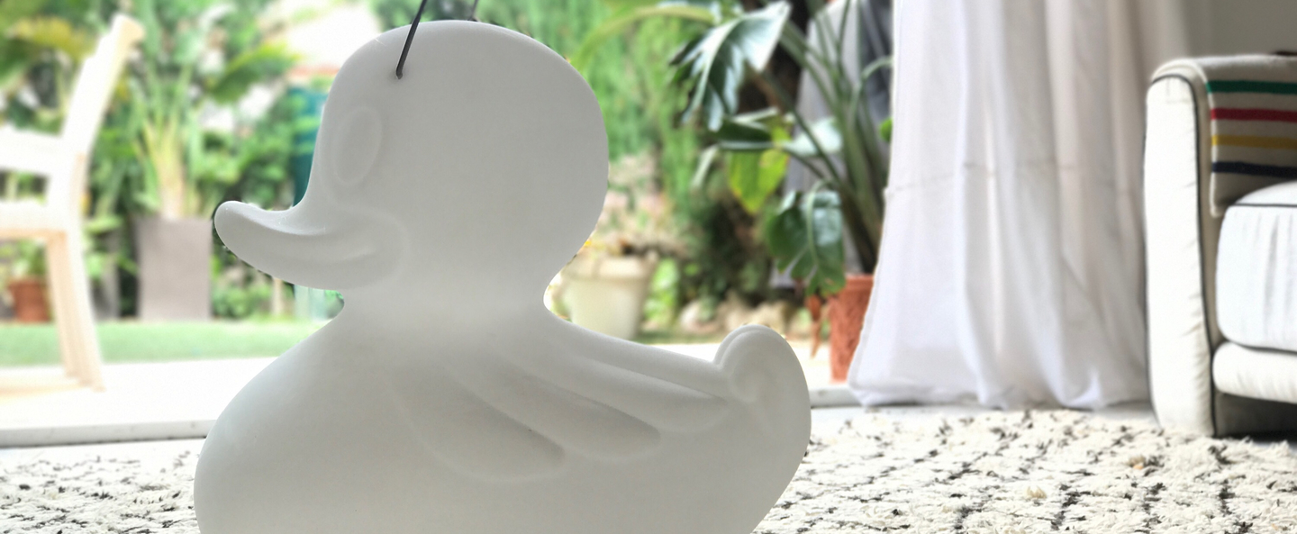 banner-image Lampe de sol d exterieur duck duck blanc led 290lm l50cm h50cm goodnight light normal