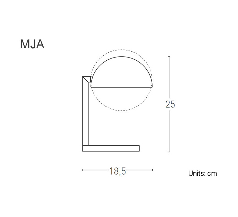 Mja jacques adnet lumen center italia mja160 luminaire lighting design signed 138384 product