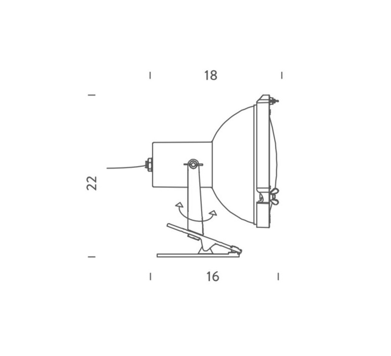 Projecteur 165 charles le corbusier lampe de bureau desk lamp  nemo lighting prp fws 11  design signed 58222 product