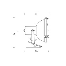 Projecteur 165 charles le corbusier lampe de bureau desk lamp  nemo lighting prp fws 11  design signed 58222 thumb